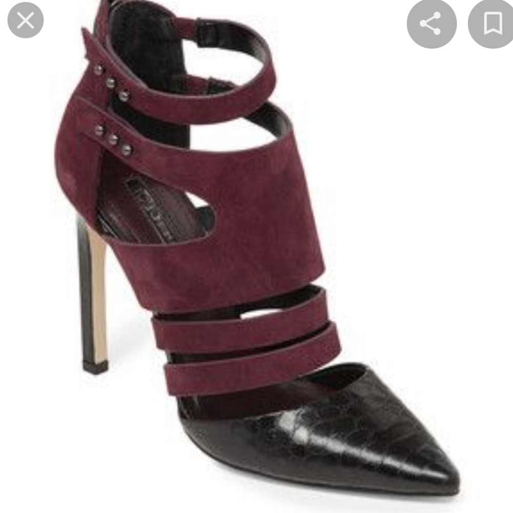 New BCBGeneration Canon Strappy Leather Pump
